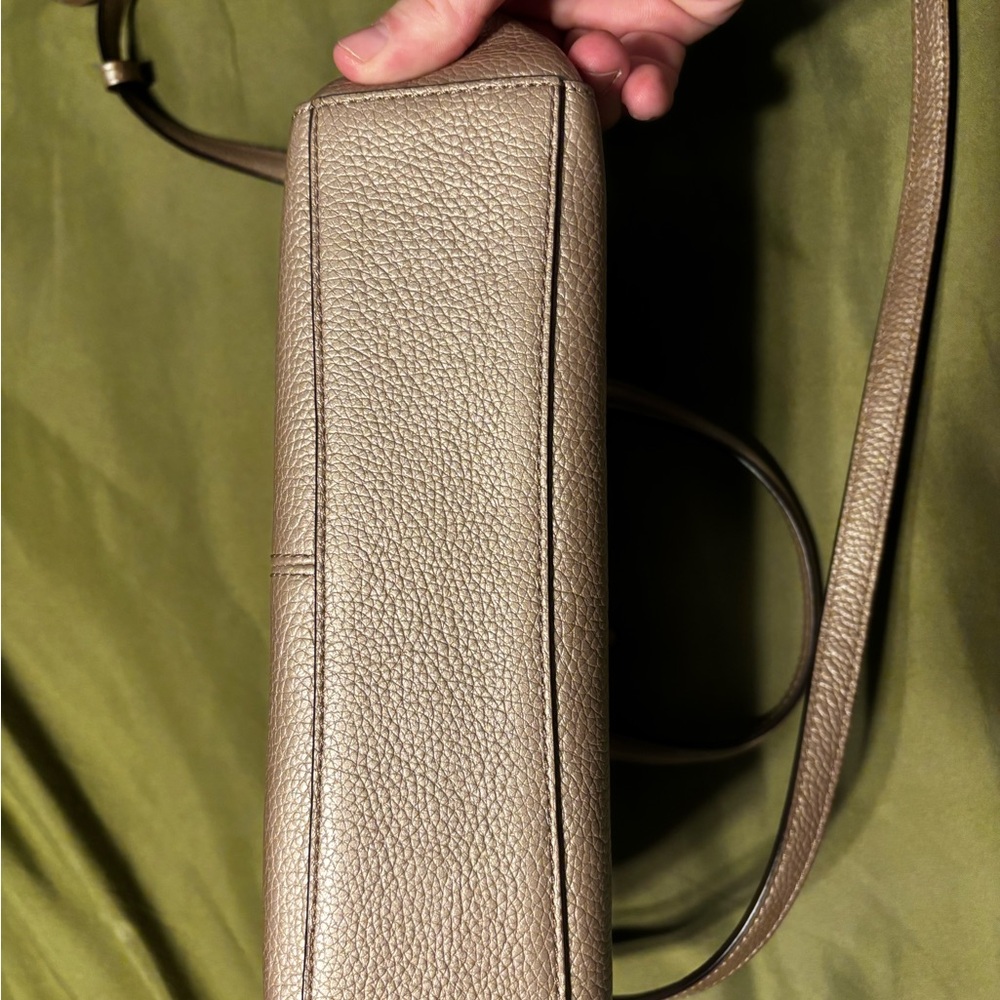 Coach Metallic Gold Crossbody Bag - Picture 5 of 6